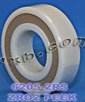 6205-2RS Full Ceramic Sealed Bearing 25x52x15 ZrO2/Si3N4 - VXB Ball Bearings