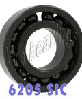 6205 Full Complement Ceramic Bearing SIC Silicon Carbide 25x52x15 - VXB Ball Bearings