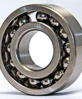 6205 High Temperature Bearing 900°F 25x52x15mm full complement ball design with open structure, side view