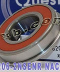 6206-2NSENR Nachi Bearing 30x62x16 Sealed C3 Snap Ring Japan Bearings - VXB Ball Bearings