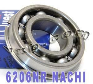 6206NR Nachi Bearing Open C3 Snap Ring Japan 30x62x16 Bearings - VXB Ball Bearings