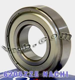 6206ZZE Nachi Bearing Shielded C3 Japan 30x62x16mm