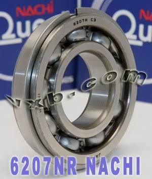 6207NR Nachi Bearing Open C3 Snap Ring Japan 35x72x17 - VXB Ball Bearings