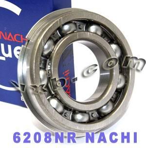 6208NR Nachi Open Bearing C3 Snap Ring Japan 40x80x18 - VXB Ball Bearings