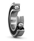 6209-2RS1NR SKF Bearing 45 Millimeter Bore Cylindrical Deep Groove With Snap Ring Fitted Normal Clearance Sheet Metal Cage