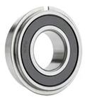 6210LLBNR Beefy Double Sealed Single Row Radial Ball Bearing With Non Contact Rubber Seal And Snap Ring For Industrial Machinery