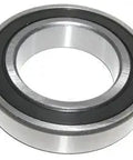 62304/17 Alternator Bearing 17x52x21mm Sealed Ball Bearing, chrome steel with double rubber seals, side view