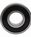 Front view of Premium Beefed Up Double Rubber Seal Ball Bearings 6203 2RSH 17x40x12mm 2 Pack Optimized For High Load And Long Life SKF Explorer Series