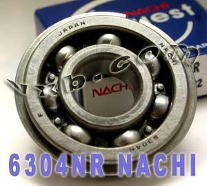 6304NR Nachi Bearing 20x52x15 Open C3 Snap Ring Japan - VXB Ball Bearings