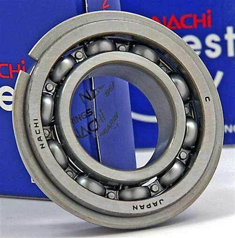 NAC JAPAN 6305 NR Deep Groove Ball Bearing, Open, No Seals + Snap RIing 25x62x17 Mm