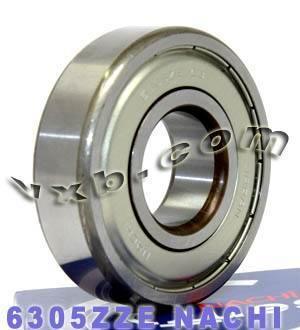 6305ZZE Nachi Bearing Shielded C3 Japan 25x62x17 - VXB Ball Bearings