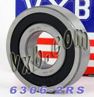 6306-2RS Bearing 30x72x19 Sealed - VXB Ball Bearings