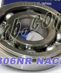 6306NR Nachi Bearing Open C3 Snap Ring Japan 30x72x19 Bearings - VXB Ball Bearings