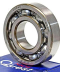 6309 Nachi Bearing Open C3 Japan 45x100x25mm on blue packaging, showcasing ball and raceway design.