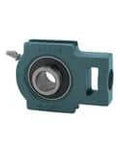 UCT315-48 3 in Single Heavy Set-Screw Take-Up Unit with Cast Iron Housing, Sealed Ball Bearing, front view