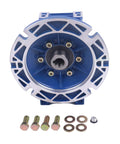 Front view of Worm Gear Reducer 646 lb Load Capacity 1-Pack 56C with bolts and washers displayed on white background.