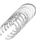 Durable 64mm External Circlips C Clip Retaining Snap Rings 304 Stainless Steel 10 Pack For Bearings Gears Pulleys And Machinery Installations Industrial Grade uxcell