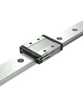 Single miniature wide-rail linear slide unit LWLF42C1R200BCST1HS2, 42mm rail, 200mm travel, T1 preload, high load capacity