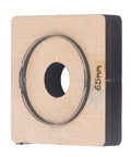 65mm Circular Cutting Die For Leather Cardboard Rubber Plastic Clay And Layered Fabric, alloy steel construction on birch base