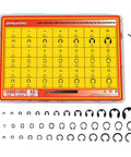 65Mn Carbon Steel Retaining Ring Kit 1880 Piece All In One E Clips Hole Rings And Shaft Rings Internal External Circlips