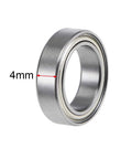 Compact 6700ZZ deep groove ball bearings deliver smooth, reliable motion in a 10x15x4mm size with double shields and chrome steel construction.