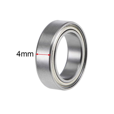 Compact 6700ZZ deep groove ball bearings deliver smooth, reliable motion in a 10x15x4mm size with double shields and chrome steel construction.