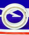 6701 Full Ceramic Bearing 12x18x4mm side view showing the ceramic structure and PTFE cage design.