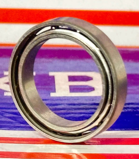 Premium 6702 Open Bearing 15x21x4mm close-up view showing chrome steel construction and deep groove design.