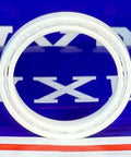 6705 Full Ceramic Bearing 25x32x4mm close-up view of ceramic ball bearing with PTFE cage.