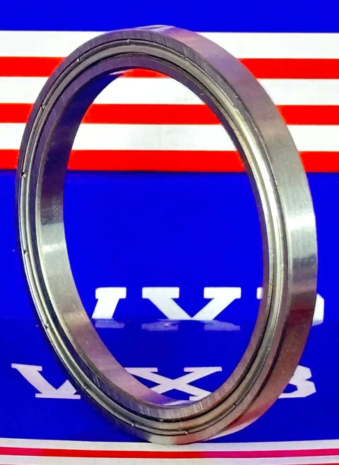 6710ZZ Thin Section Bearing 50x62x6mm - Shielded Ball Bearing on colorful background