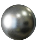 Close-up of a Paintballs 50 X 0.68 Cal. Solid Aluminum Riot Balls Self Defense Less Lethal Practice Paintball in silver finish.