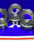 10-Pack 6800ZZ 10x19x5mm Double Shielded 10mm Bore Bearing on display, showcasing the chrome steel material and double metal shields.