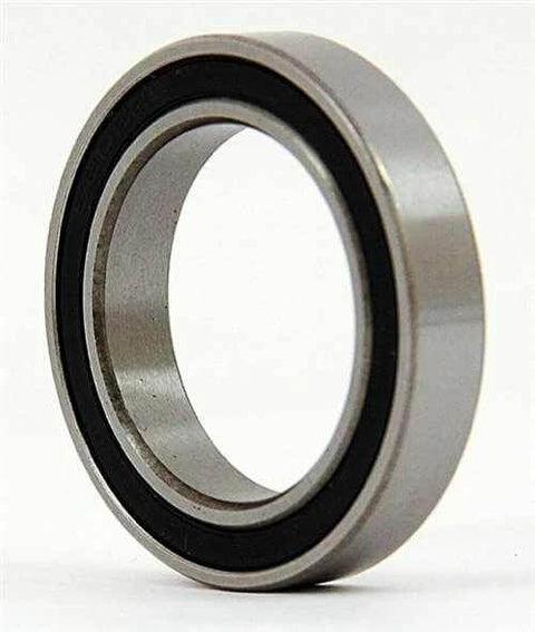 Close-up of Premium 6802-2RS Ball Bearing 6802RS, rubber sealed, 15mm x 24mm x 5mm, ideal for high-speed low-friction applications.