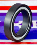 6802 Full Ceramic Bearing Si3N4/PTFE 15x24x5mm side view highlighting ceramic design and specific dimensions.