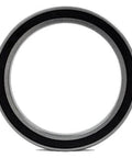 6802RS Bearing 15x24x5mm - Sealed Ball Bearing front view showcasing double rubber seals.