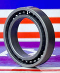 6803 Full Complement Full Ceramic Bearing 17x26x5mm Si3N4 side view showcasing balls and design features.