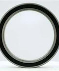 6803RS Bearing - Sealed Bearing 17x26x5mm front view with rubber seals and chrome steel construction.