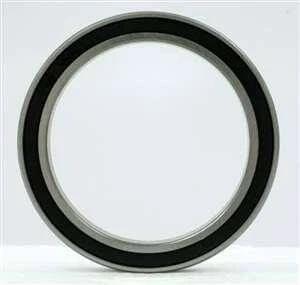 6803RS Bearing - Sealed Bearing 17x26x5mm front view with rubber seals and chrome steel construction.