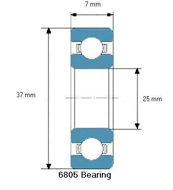 6805 Bearing Deep Groove 6805 - VXB Ball Bearings