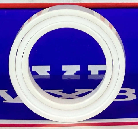 6805 Full Ceramic Bearing 25x37x7mm shown from the front view, highlighting the ceramic material and design.