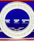 6805 Full Ceramic Bearing 25x37x7mm front view showing zirconia balls and PTFE cage.
