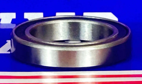 Premium 6805-2RS Bearing 25x37x7mm Sealed 25mm Bore 6805RS side view of the bearing showing its smooth metal surface.