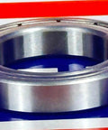 Premium 6805ZZ Bearing 25x37x7mm - Shielded Ball Bearing side view showcasing chrome steel construction.