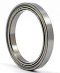 Premium 6805ZZ Bearing 25x37x7mm - Shielded Ball Bearing side view showcasing chrome steel construction.