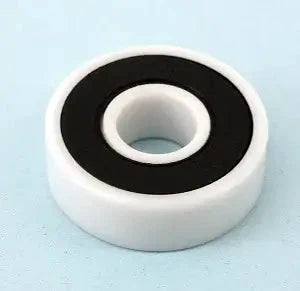 6806-2RS Full Ceramic Bearing ZrO2 Rings + Si3n4 Balls, side view showing 30x42x7mm dimensions, designed for industrial use.