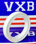 6806 Full Ceramic Bearing 30x42x7mm in white ceramic material, showcasing a 30mm inner diameter and 42mm outer diameter.