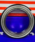 Close-up of 6806ZZNR Bearing 30x42x7 Shielded Snap Ring, featuring chrome steel and double metal shields.