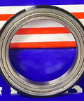 6807ZZNR Bearing 35x47x7mm Shielded Snap Ring front view showing chrome steel construction.