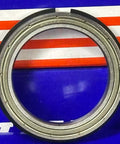 6807ZZNR Bearing 35x47x7mm Shielded Snap Ring front view, showing chrome steel construction and double metal shields.