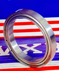 Premium 6808ZZ Bearing 40x52x7mm Shielded Ball Bearing side view showing chrome steel material and metal shields.
